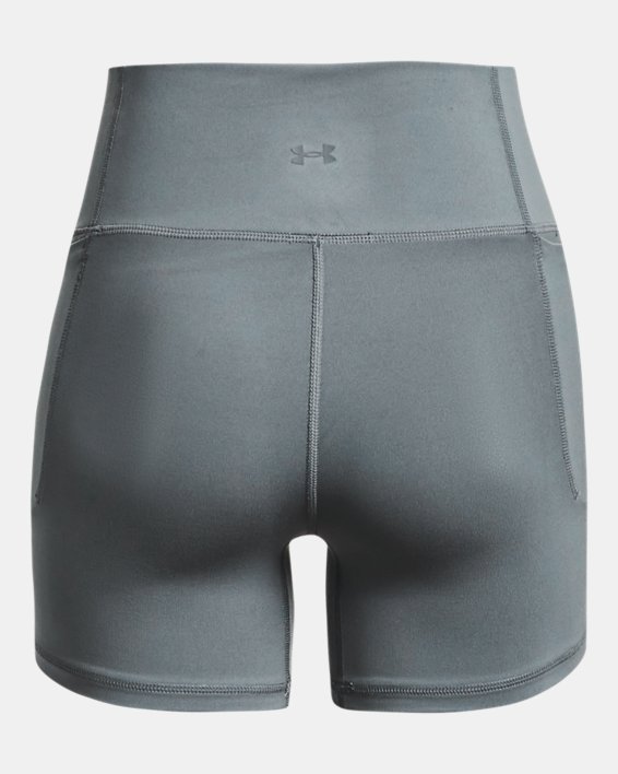 Women's UA Meridian Middy Shorts, Gray, pdpMainDesktop image number 5
